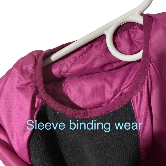 REI Pink and Black Puffer Vest - Picture 3 of 7